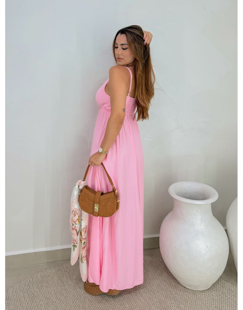 Vestido Liso Ibiza Rosa