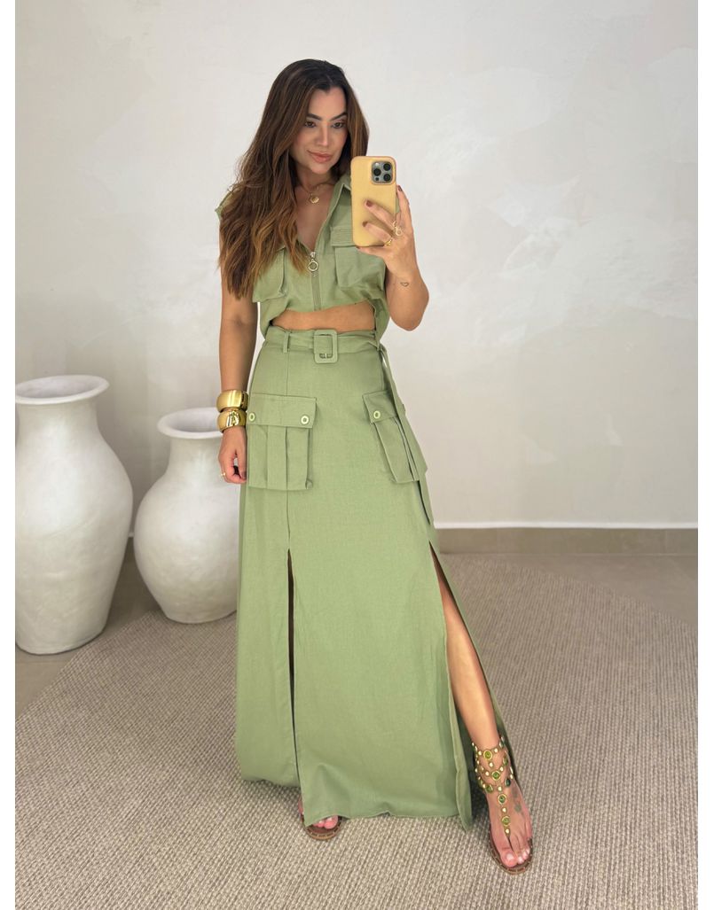 Conjunto Cargo Toquio Oliva