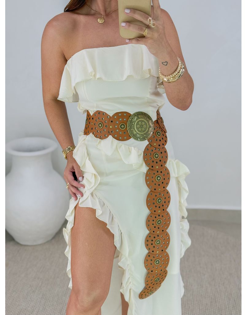 Cinto Boho Caramelo