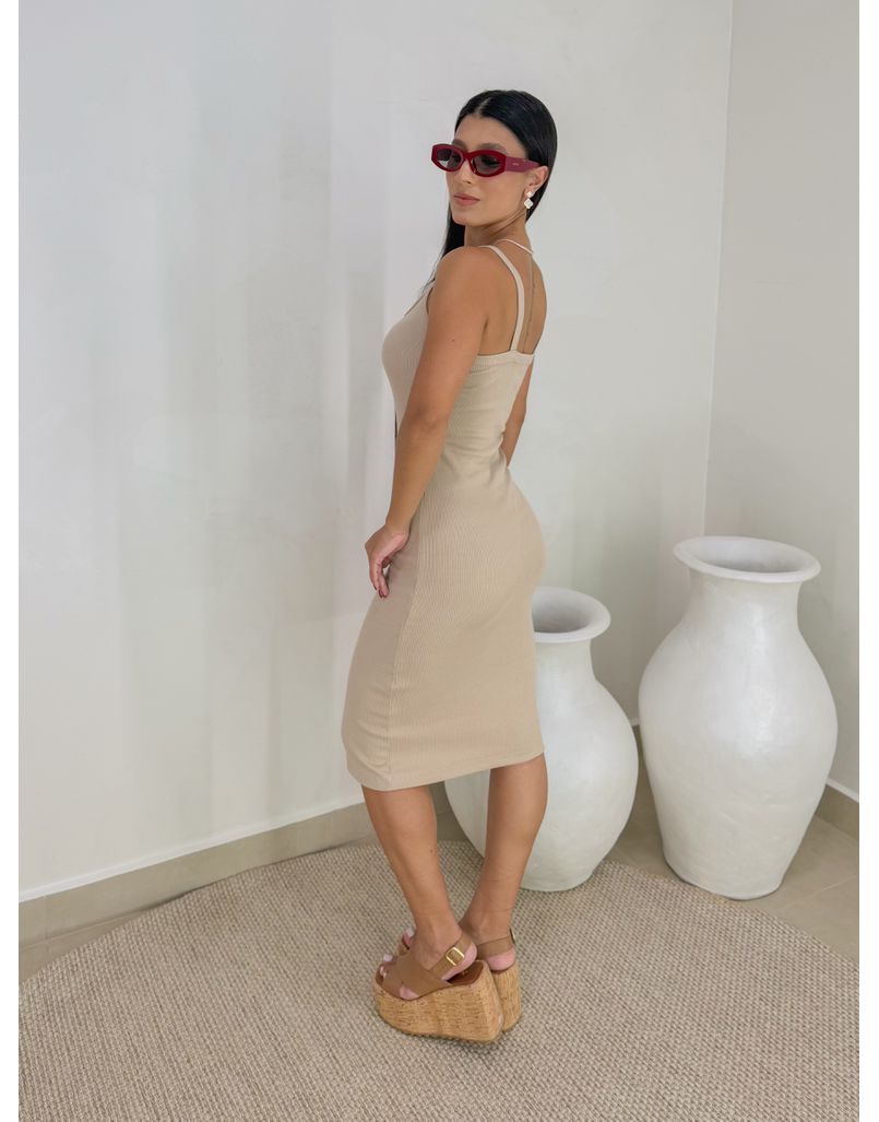 Vestido Regata Dinamarca Aveia