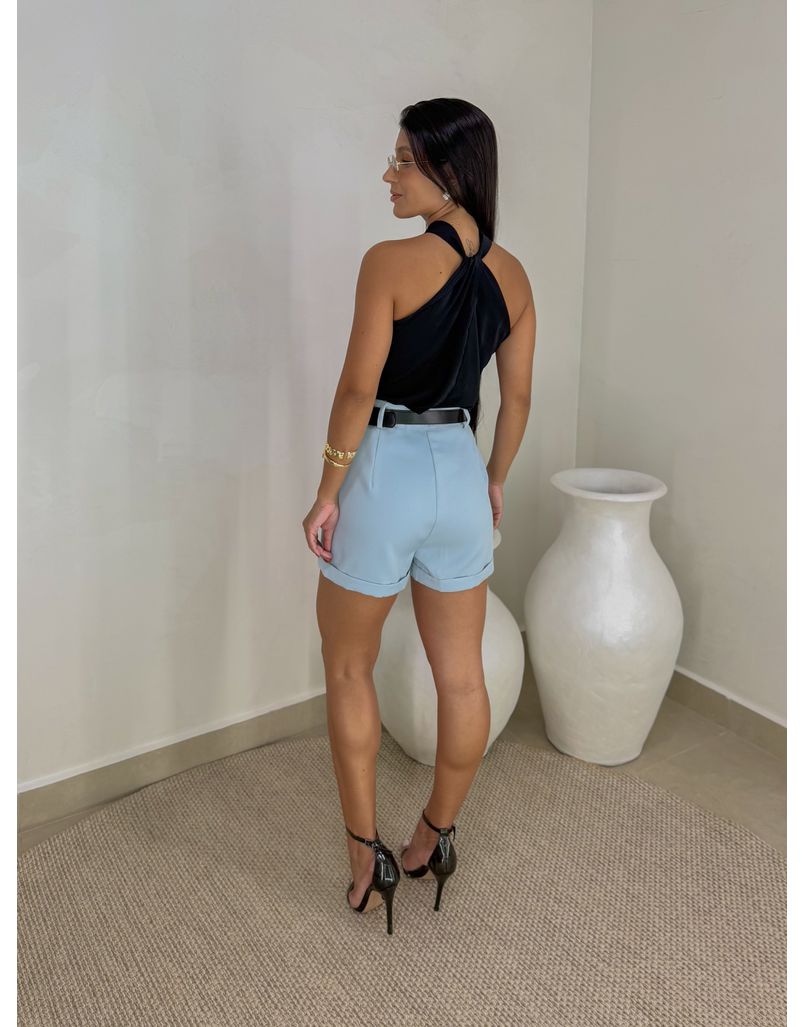 Short Cinto Luanda Azul