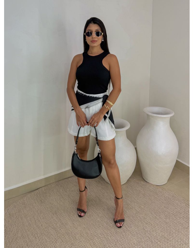 Bolsa Canoa Preta 