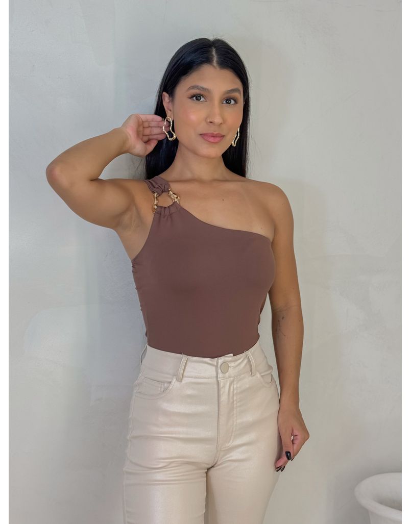 Body Fivela Ombro Só Café - Loja La Mina 