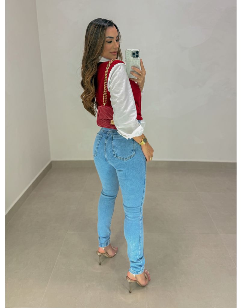 Suéter Camisa Vermelho