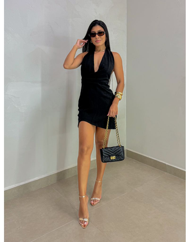 Vestido Frente Única Maressa Preto 