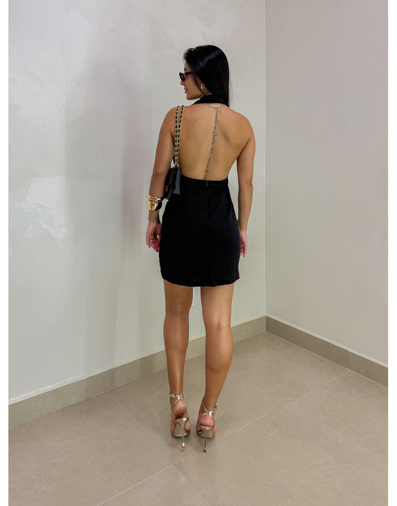 Vestido Frente Única Maressa Preto 