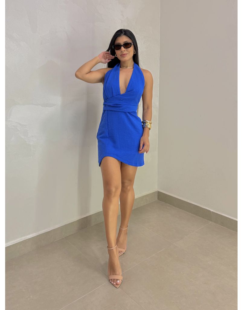Vestido Frente Única Maressa Azul 