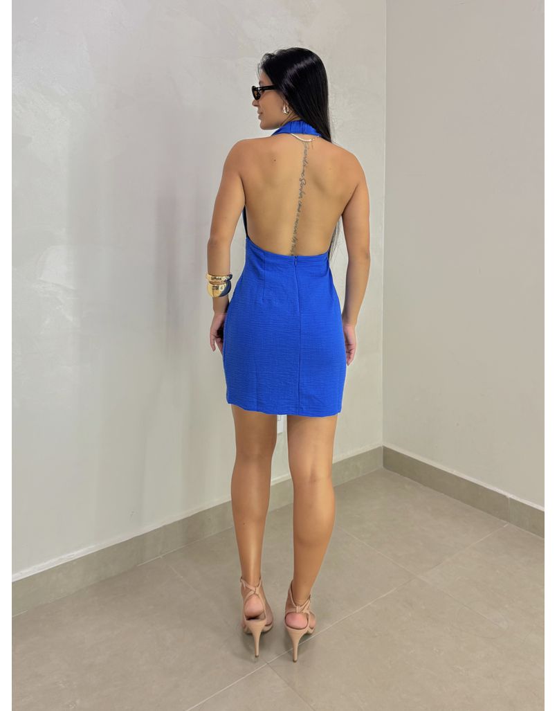 Vestido Frente Única Maressa Azul 