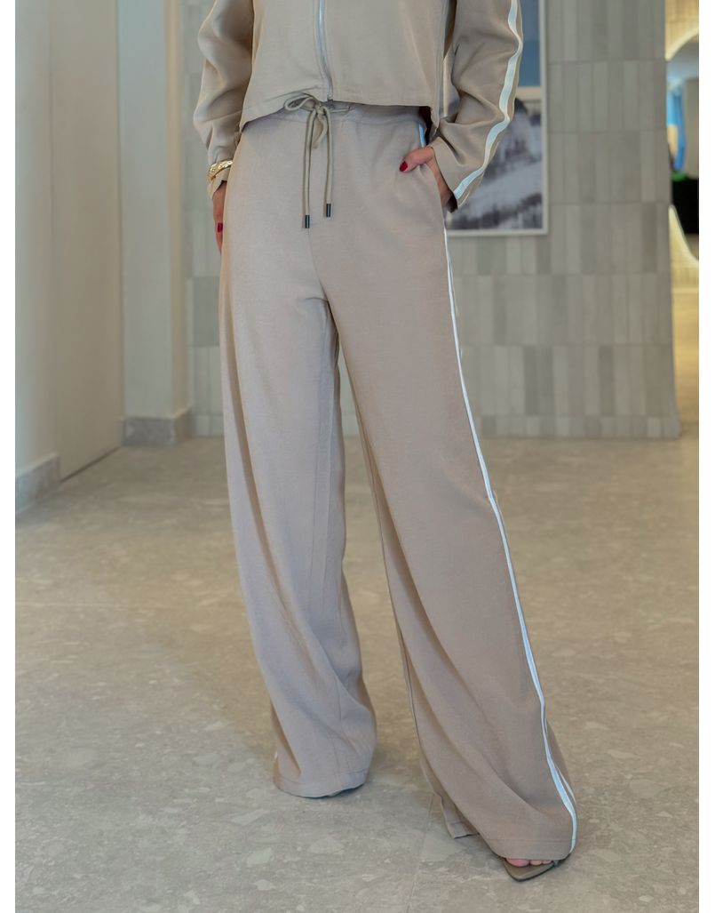 Calça Listra Isabella Cappuccino - Loja La Mina 