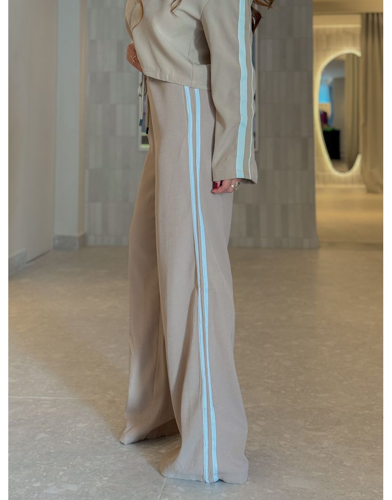 Calça Listra Isabella Cappuccino