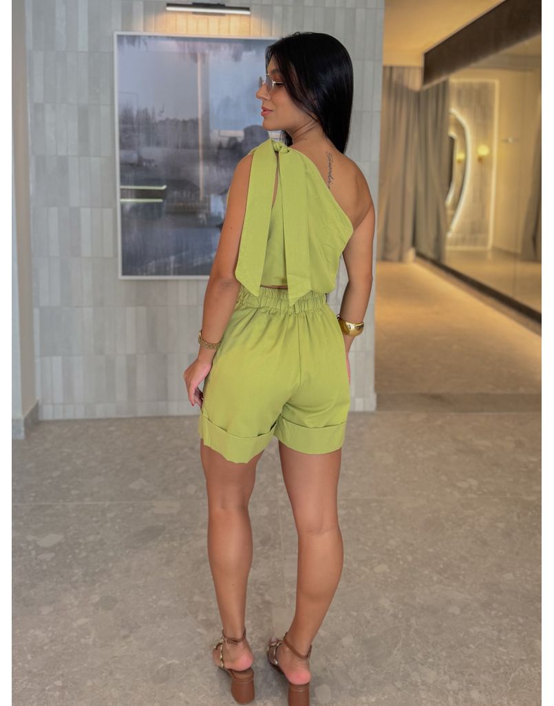 Conjunto Short Argentina Verde
