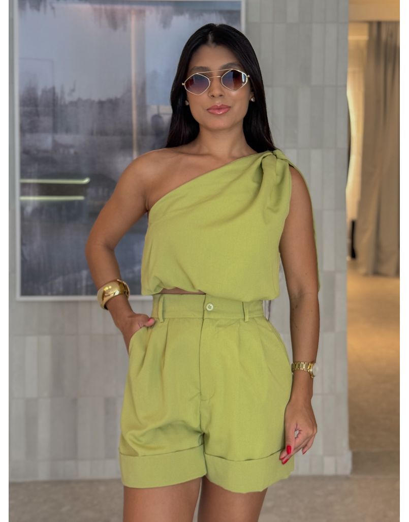 Conjunto Short Argentina Verde