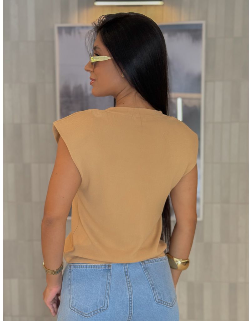 Blusa Muscle Tee Modal Light Cappuccino