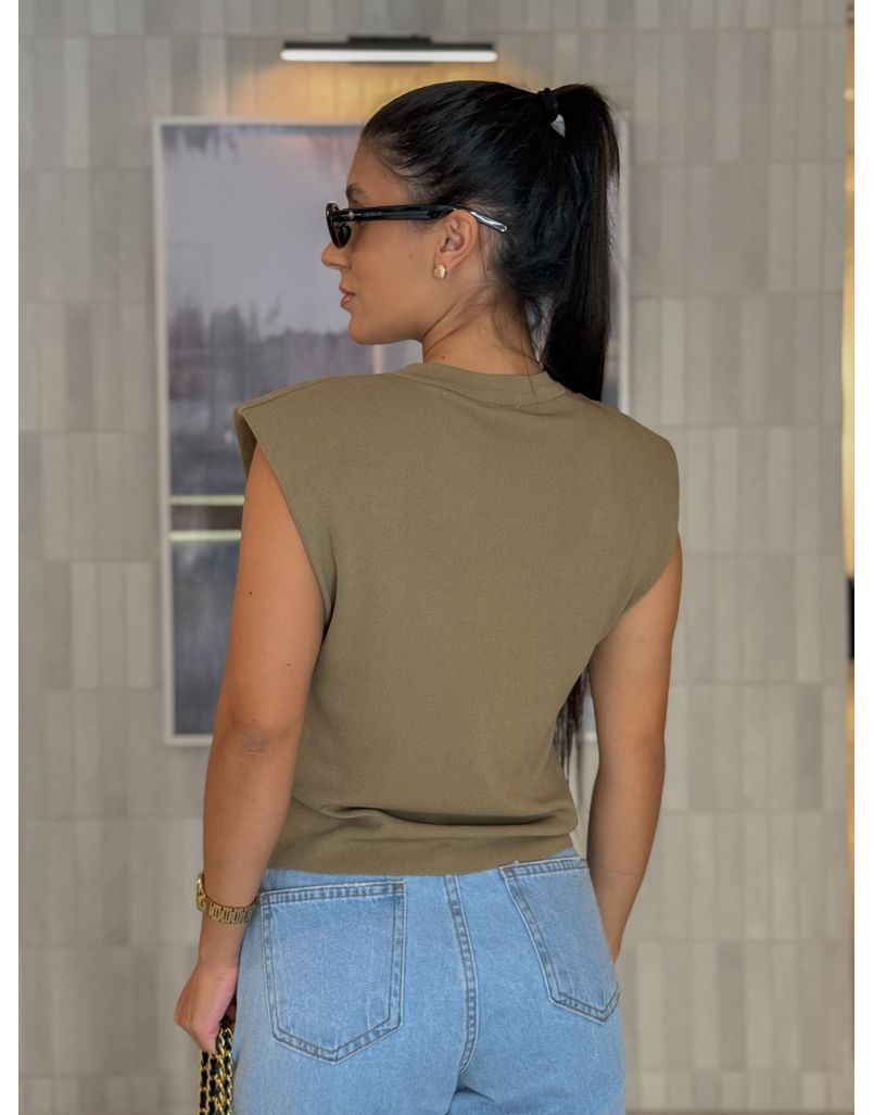 Blusa Muscle Tee Modal Light Caqui
