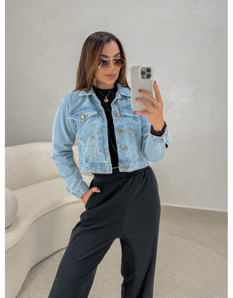 Jaqueta Jeans Luna - Loja La Mina 