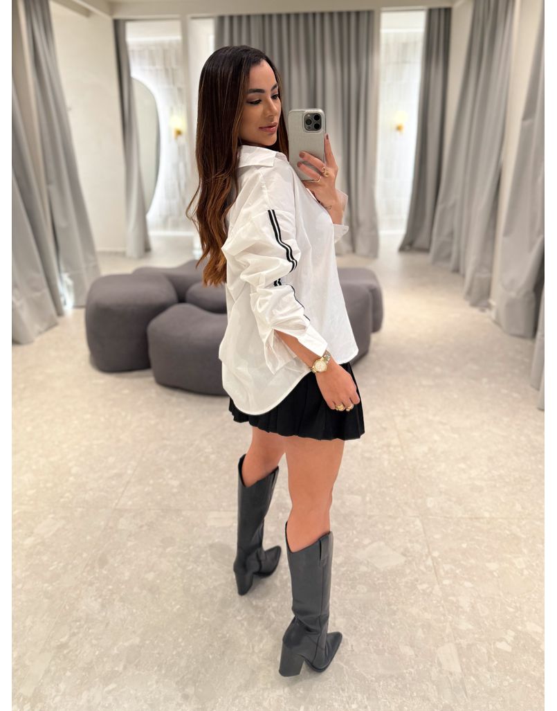 Camisa Listra Tricoline Branco