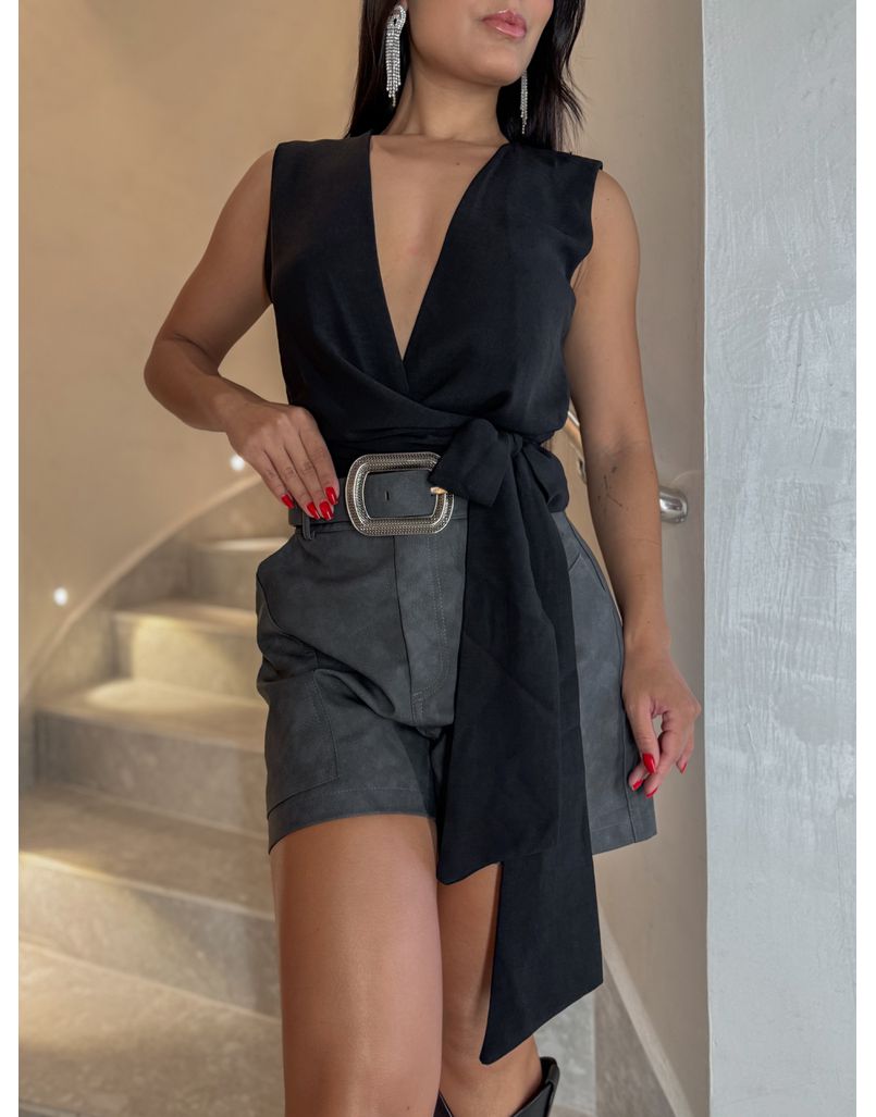 Body Decote Ayla Preto