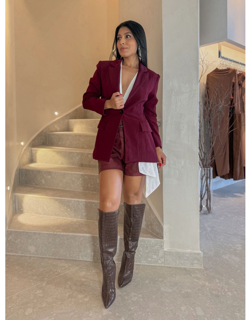 Blazer Zarah Cereja 