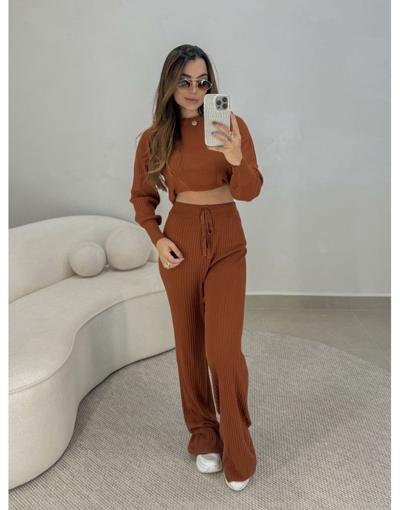 Conjunto Tricot Texas Telha
