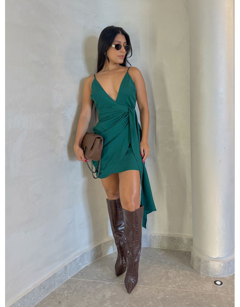 Vestido Alcinha Eduarda Verde