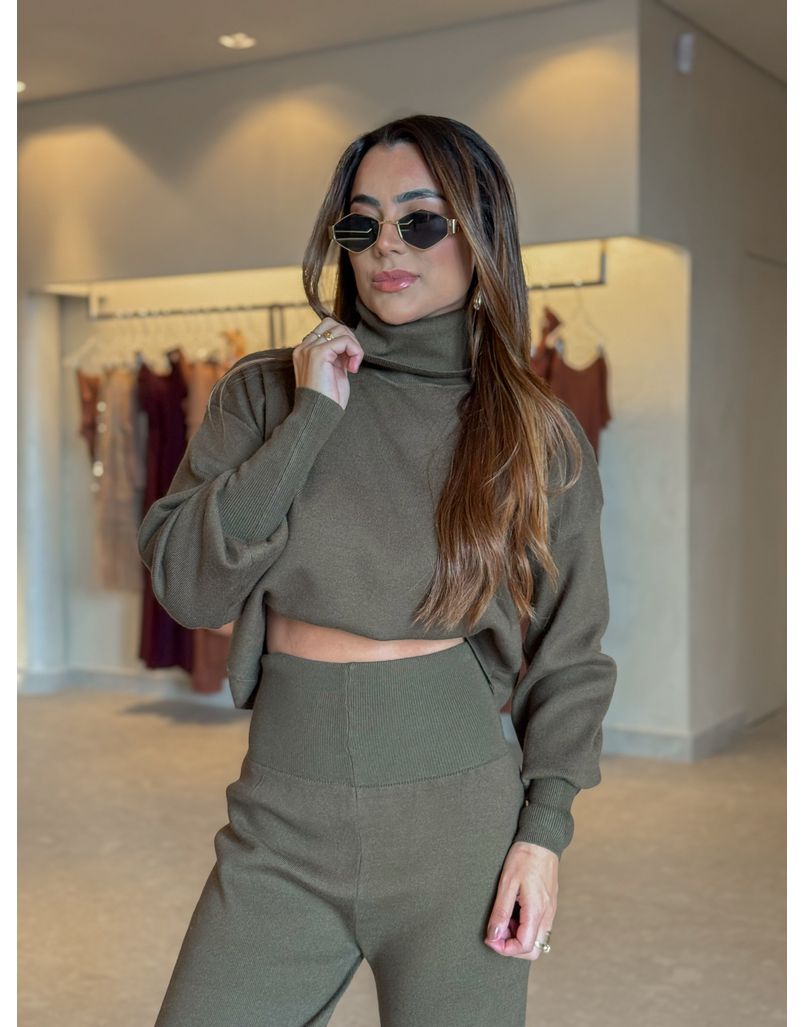 Conjunto Tricot Rússia Militar