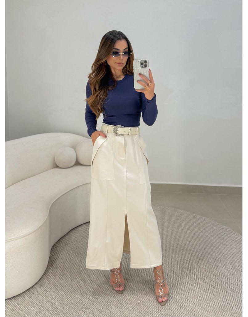 Blusa Manga Longa Madalena Marinho