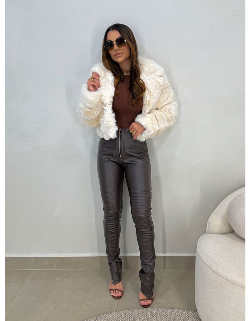 Calça Skinny Cora Café