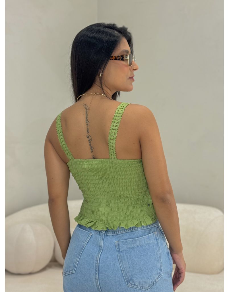 Blusa Alcinha Laise Verde