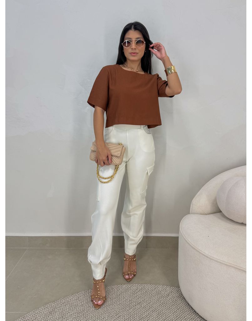 Calça Ponto Roma Off - Loja La Mina 