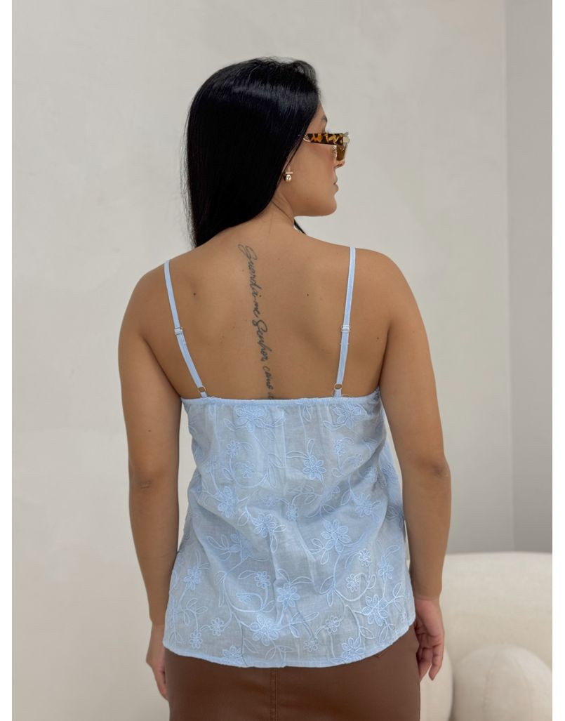 Blusa Laise Lenita Azul