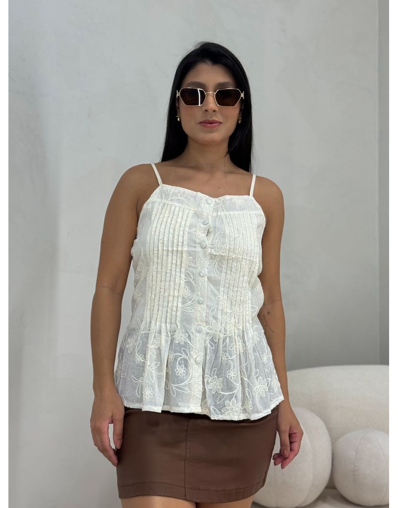 Blusa Laise Lenita Off - Loja La Mina 