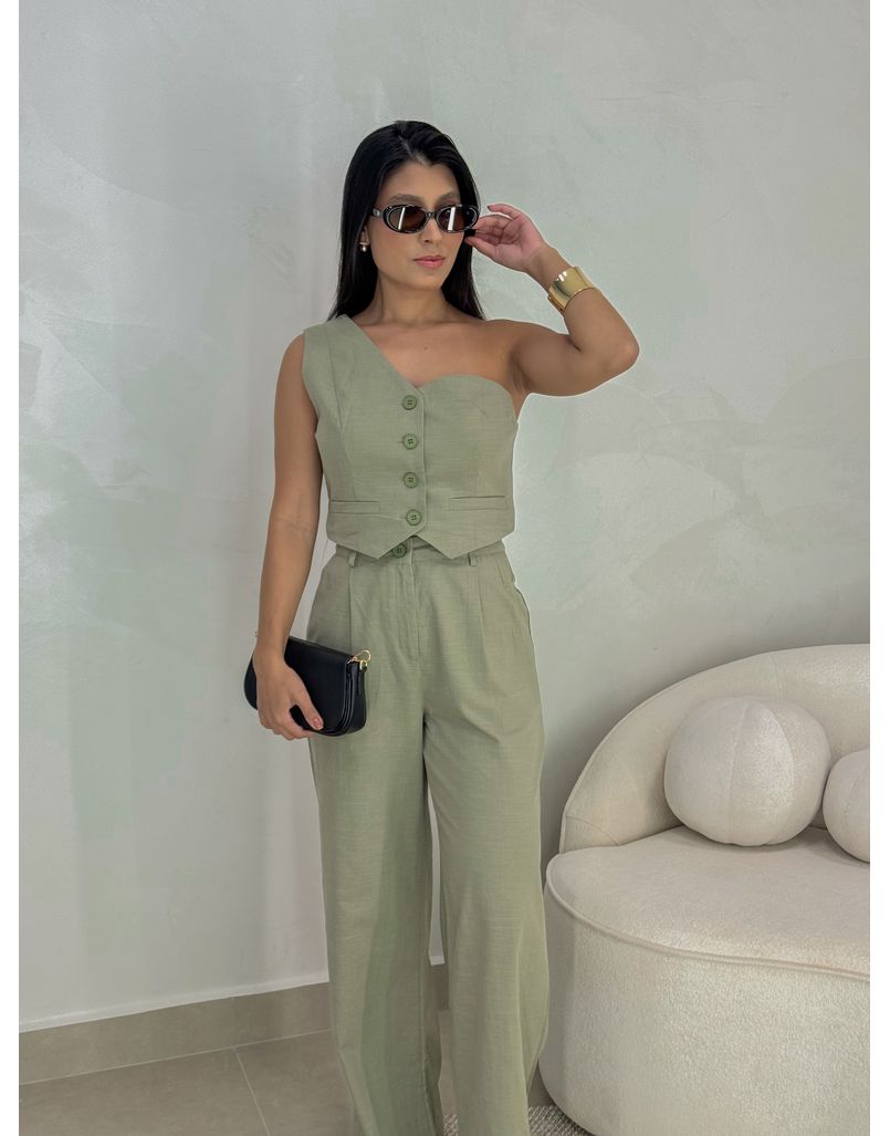 Conjunto Calça Cássia Oliva