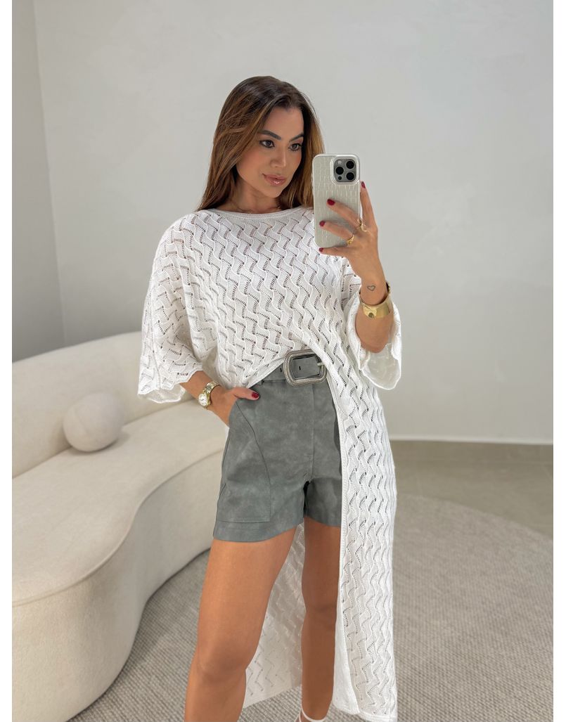 Blusa Tricot Rebeca Branca