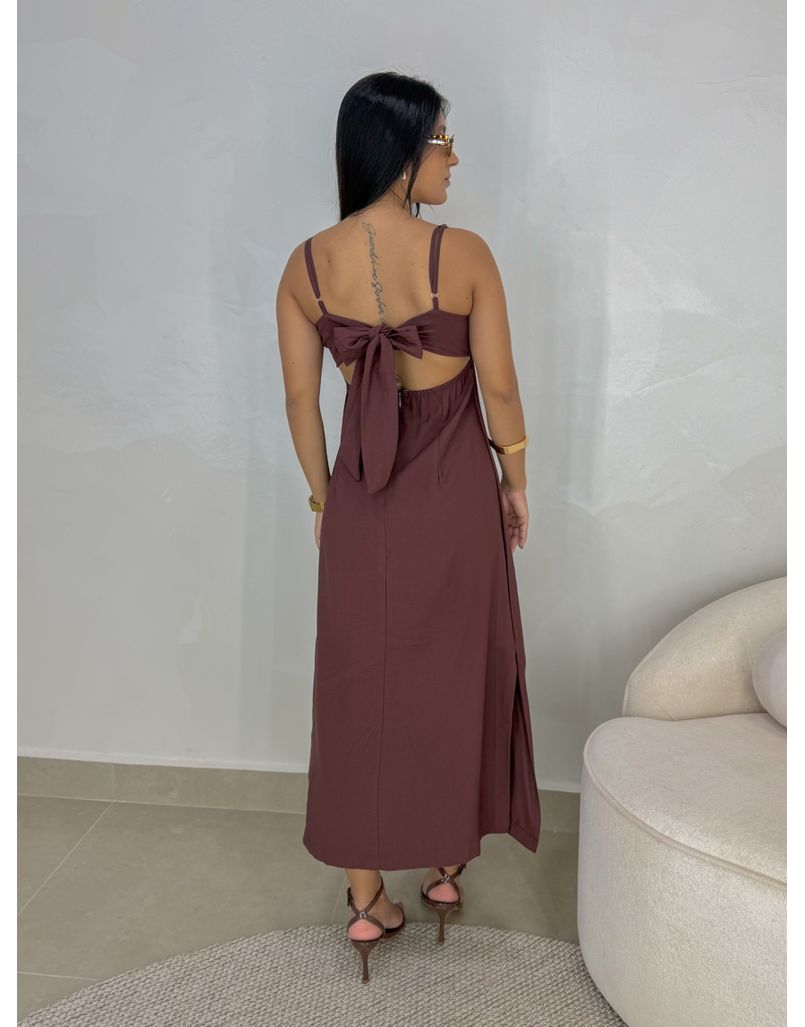 Vestido Nat Meia Taça Café 