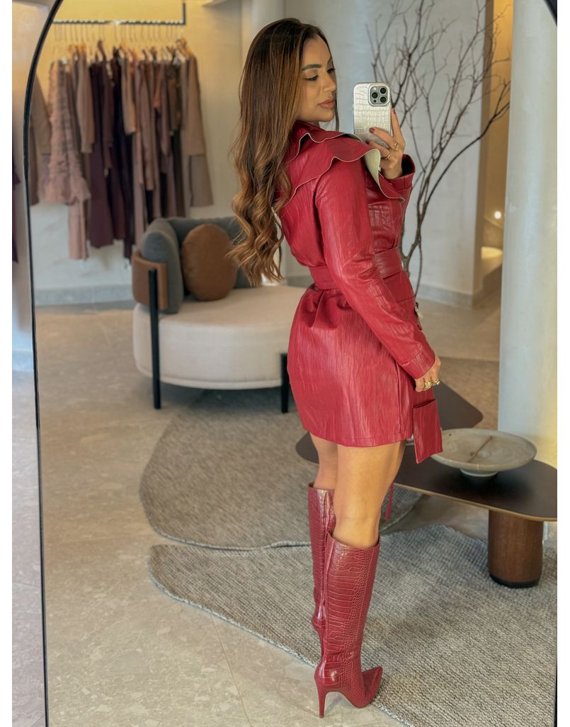 Maxi Casaco Chamonix Vermelho