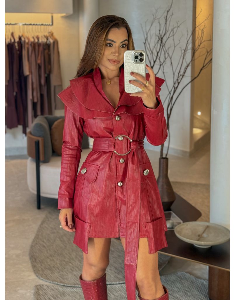 Maxi Casaco Chamonix Vermelho