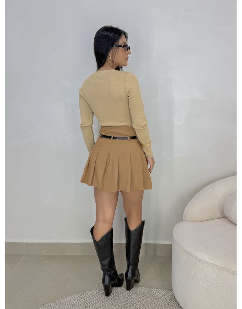 Saia Cinto Becca Caramelo