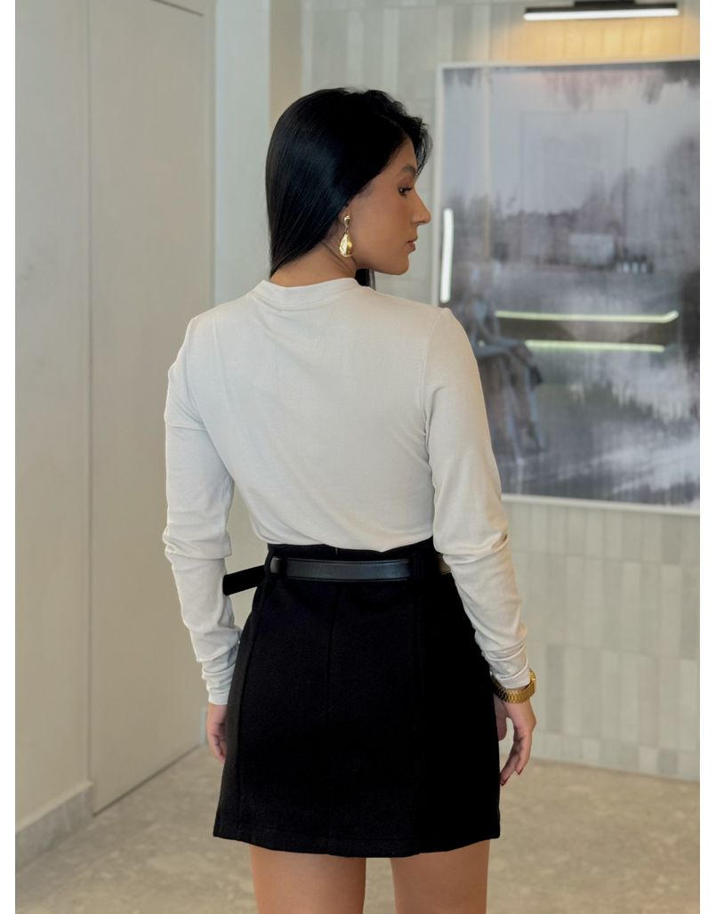 Blusa Manga Longa Manuela Argila