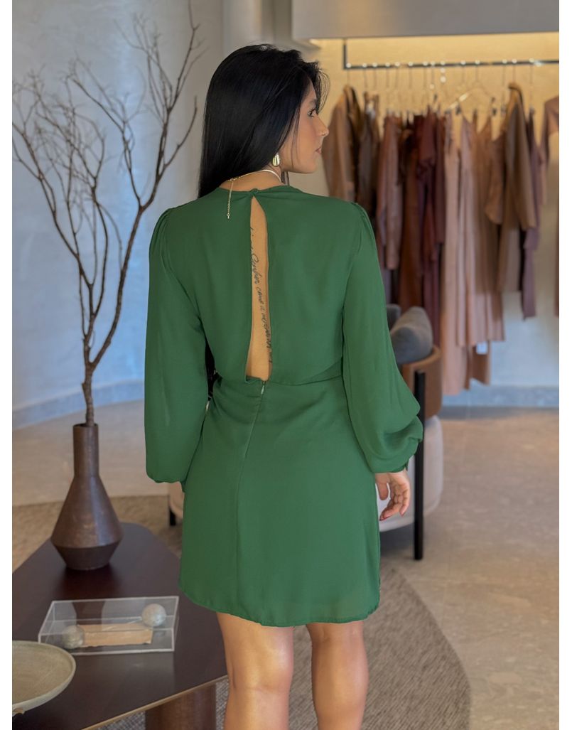 Vestido Decote Paola Verde
