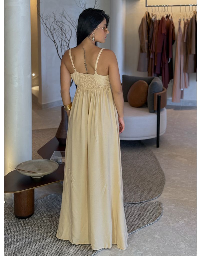 Vestido Liso Ibiza Areia