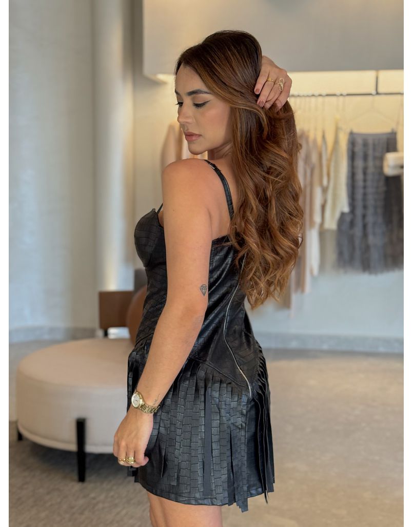 Vestido Lana Preto