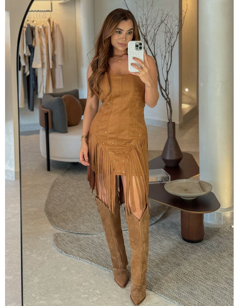 Vestido Nash Caramelo