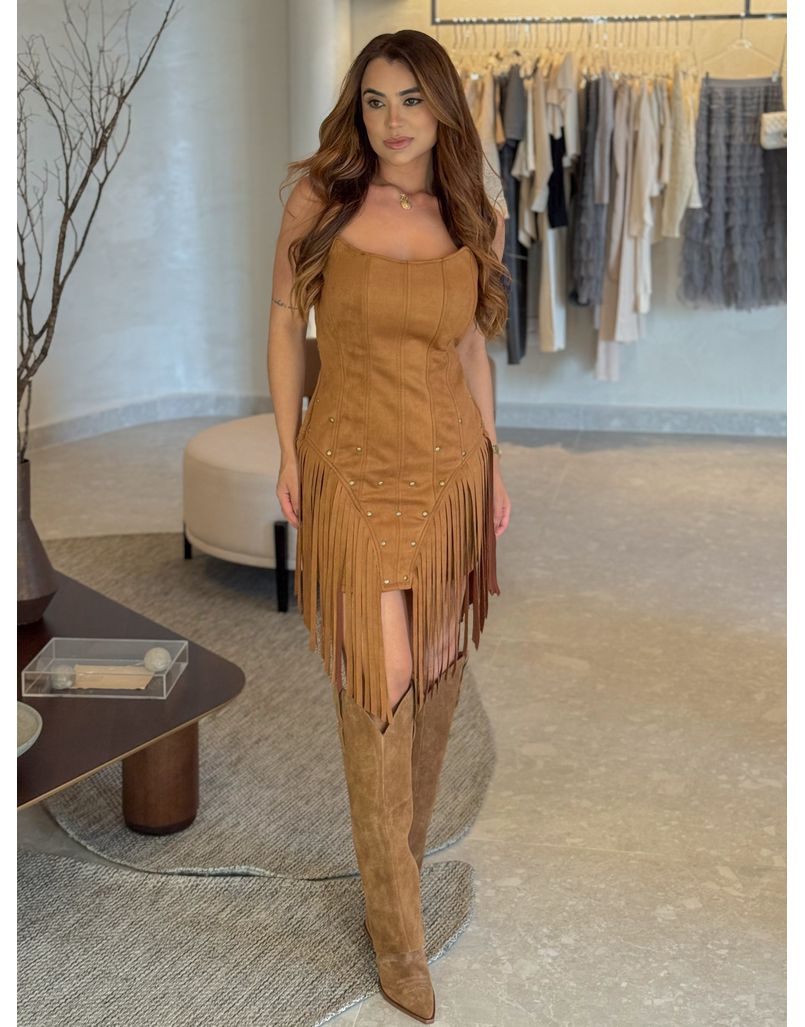 Vestido Nash Caramelo