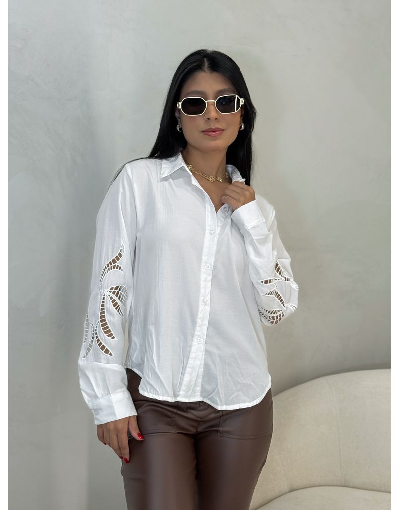 Camisa Laise Milena Branca