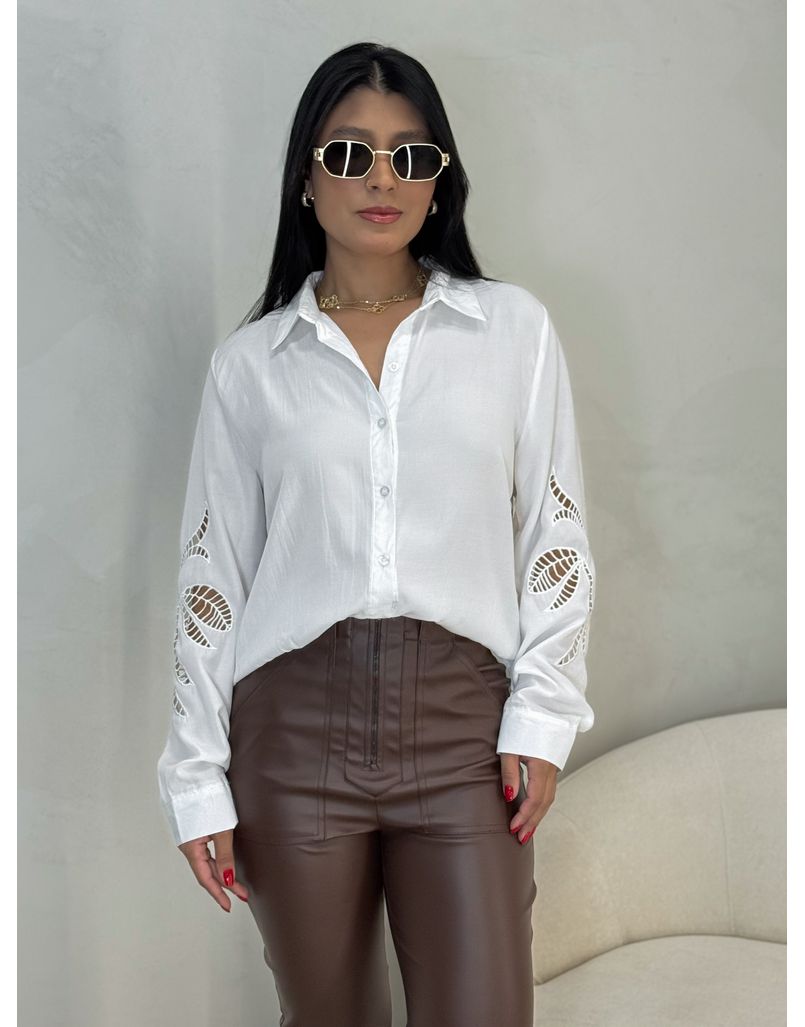 Camisa Laise Milena Branca