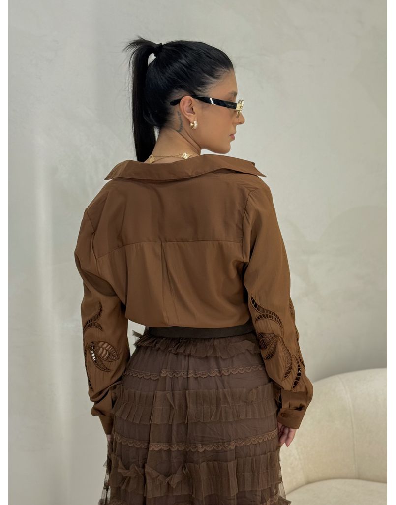Camisa Laise Milena Café