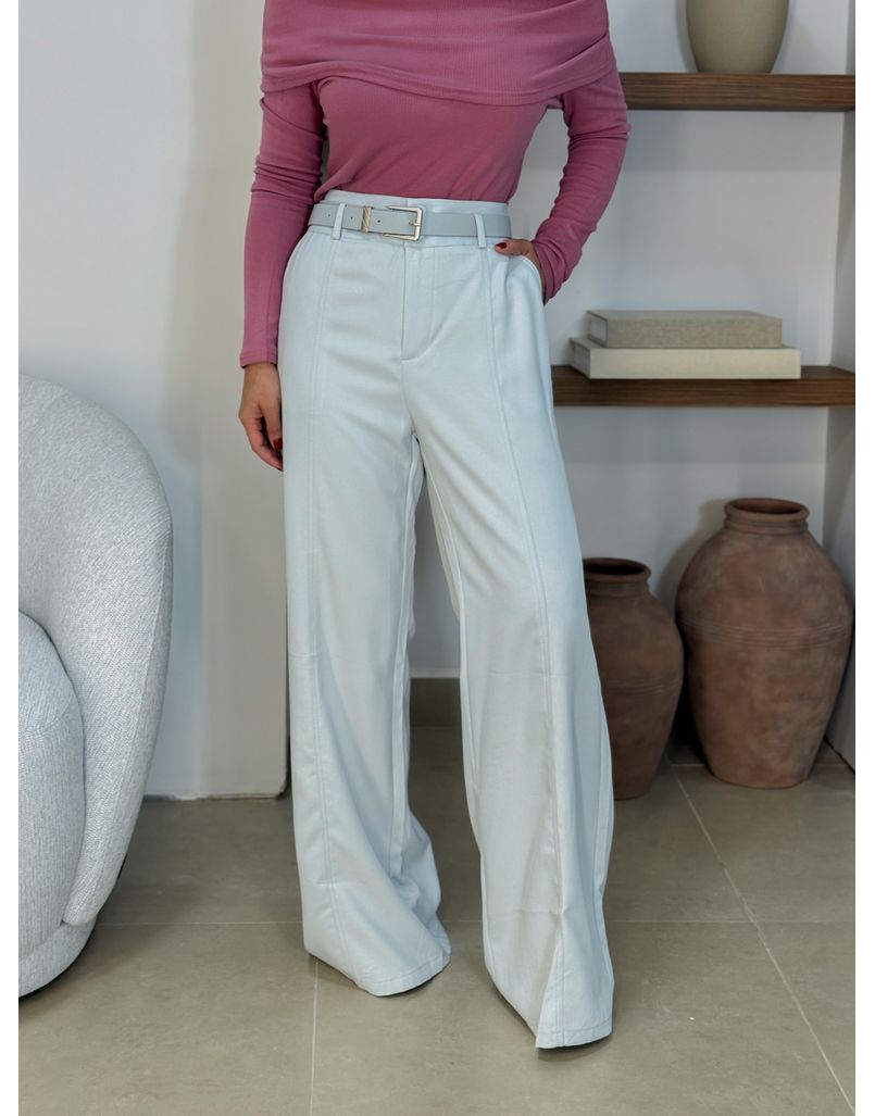 Calça Reta Elis Baby Blue