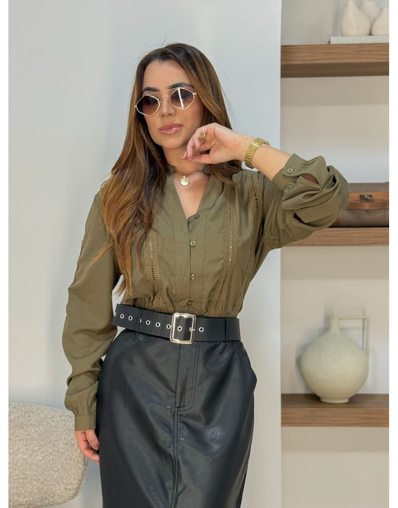 Camisa Laise Maya Militar