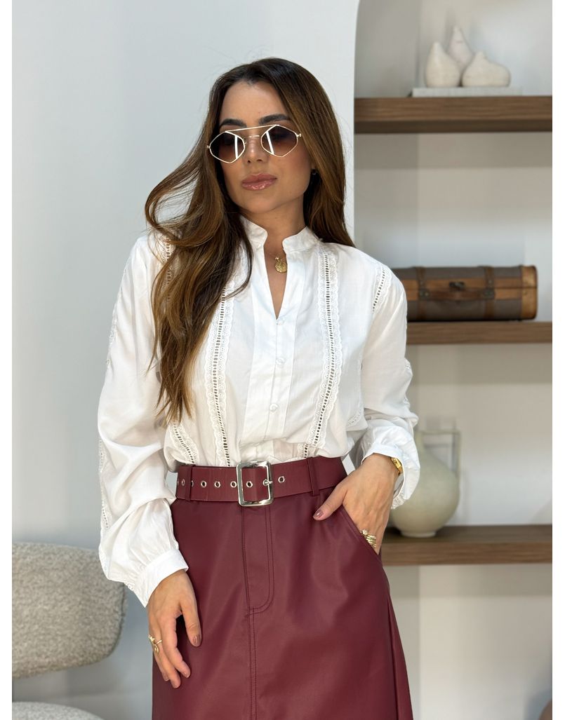Camisa Laise Maya Branco
