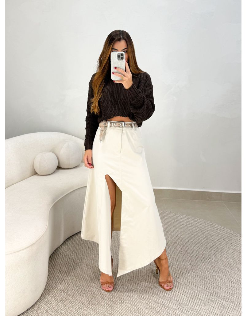 Blusa Tricot Espanha Café 